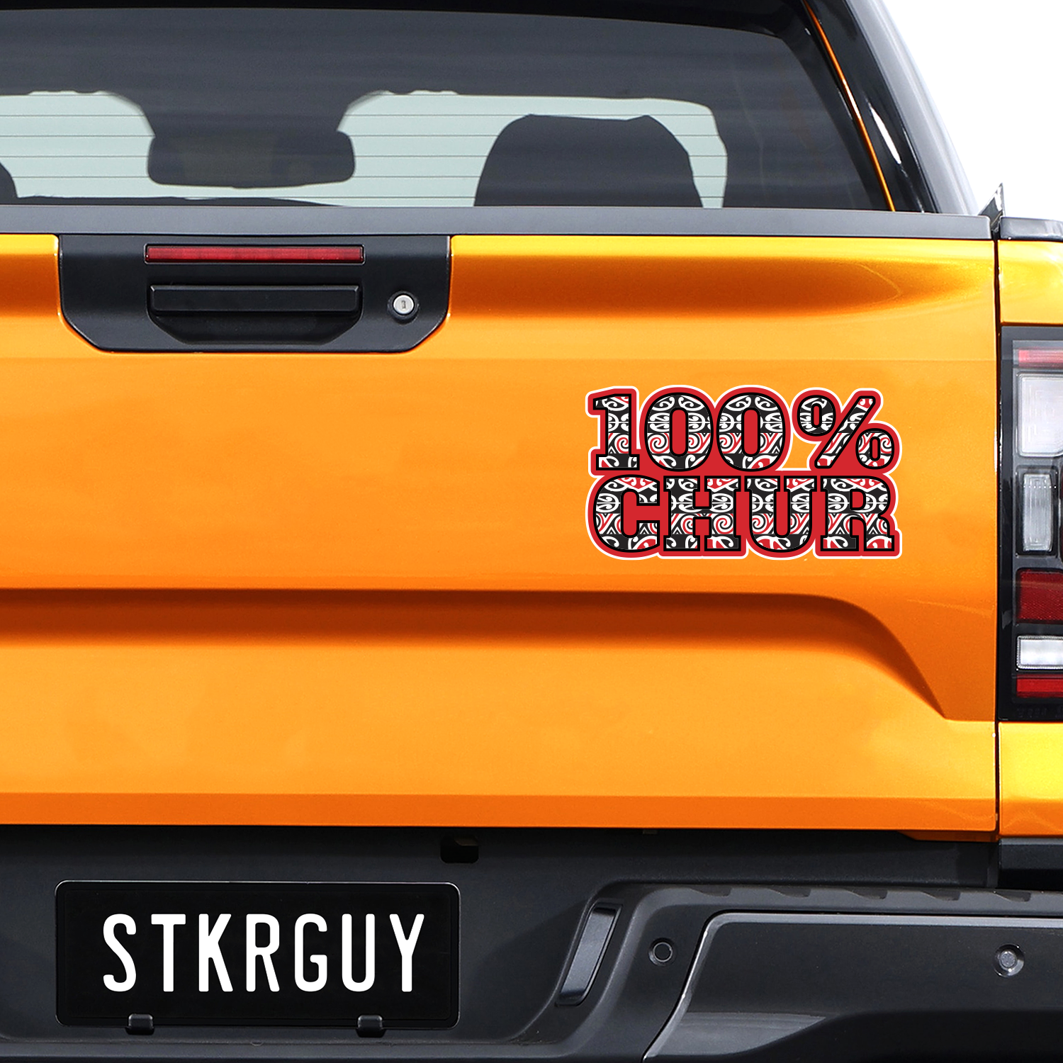 100 Percent Chur New Zealand Sticker_The Sticker Guy_2