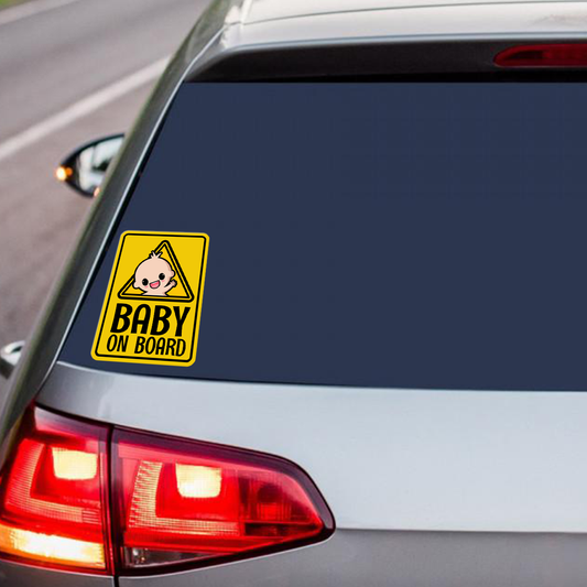 Baby On Board Cute Rectangular Sticker The Sticker Guy 1