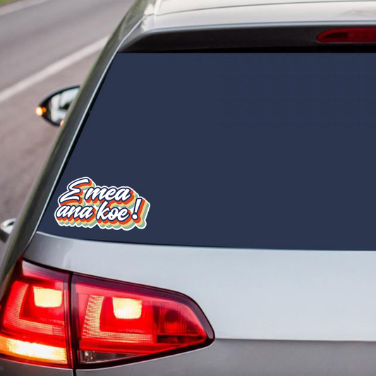 E mea ana Koi Maori New Zealand Sticker The Sticker Guy