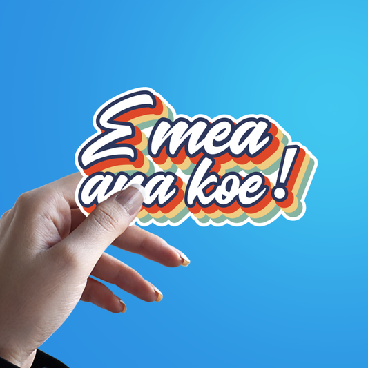 E mea ana Koi Maori New Zealand Sticker The Sticker Guy 2