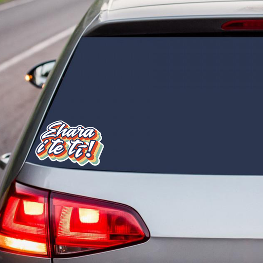 Ehara I Te Ti Maori New Zealand Sticker The Sticker Guy