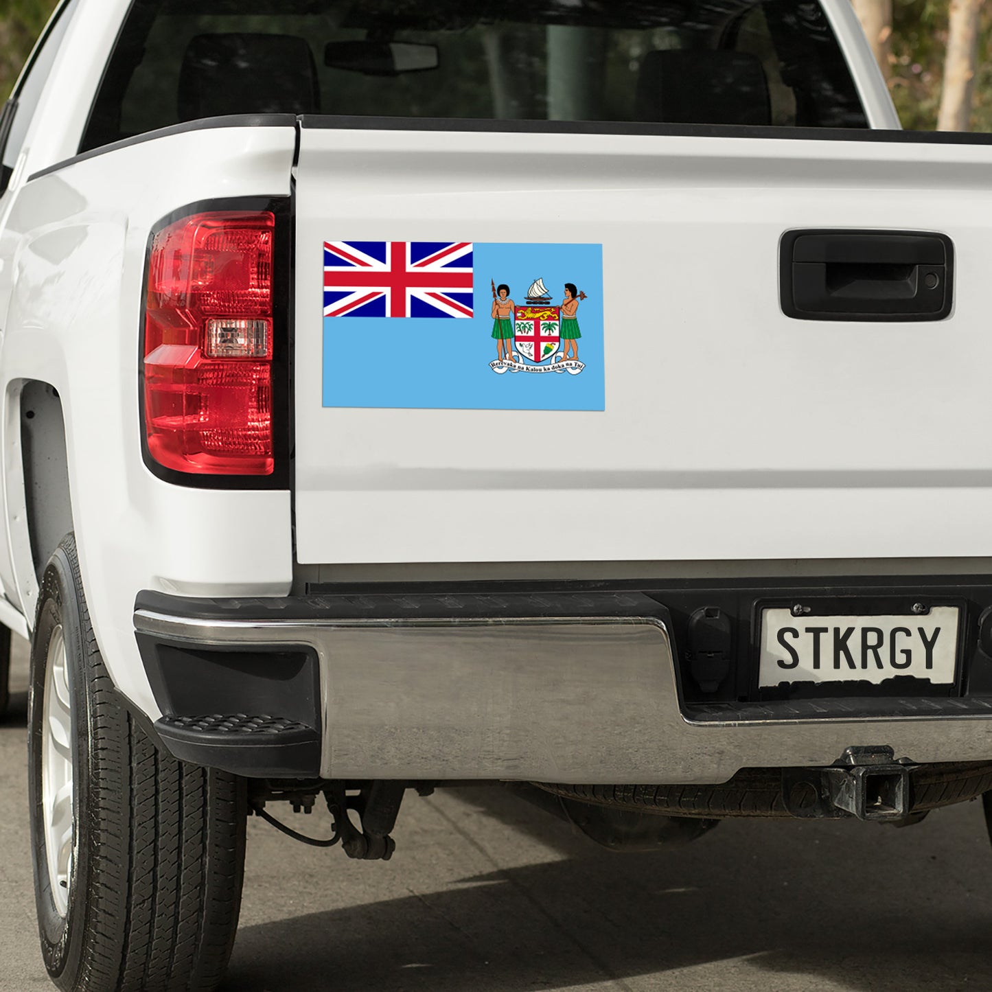 Fiji Coat of Arms Flag Decal Sticker The Sticker Guy 3