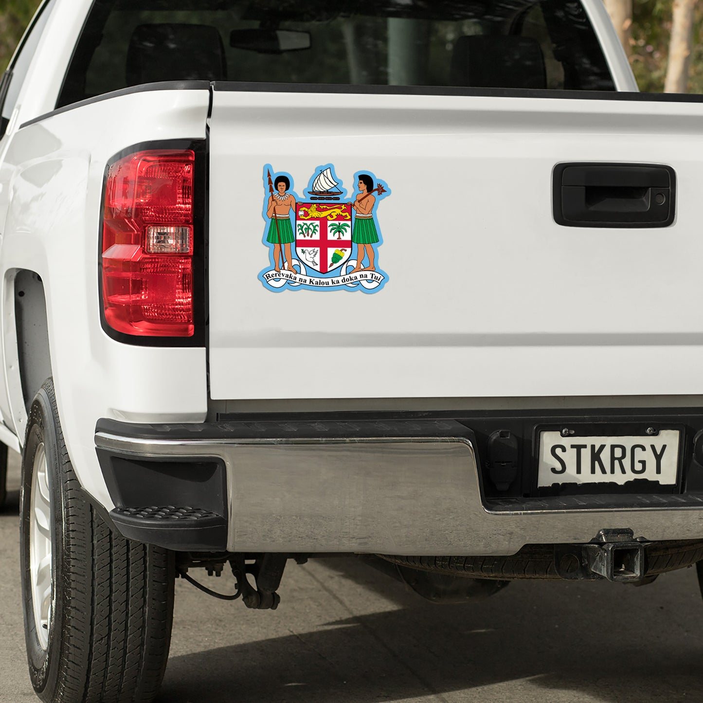 Fiji Coat of Arms Shield Decal Sticker The Sticker Guy