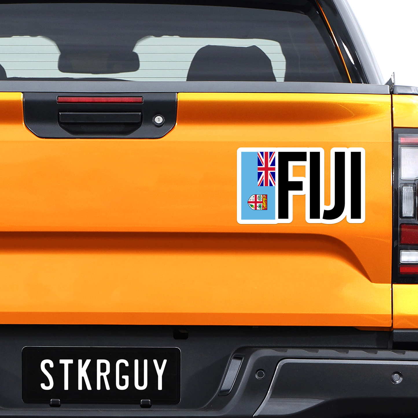Fiji Vertical Flag Decal Sticker The Sticker Guy