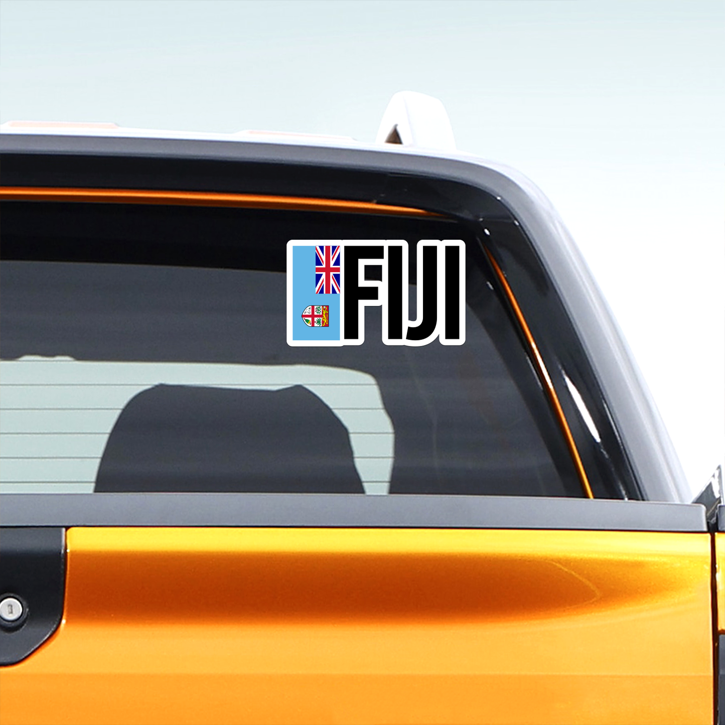 Fiji Vertical Flag Decal Sticker The Sticker Guy 1