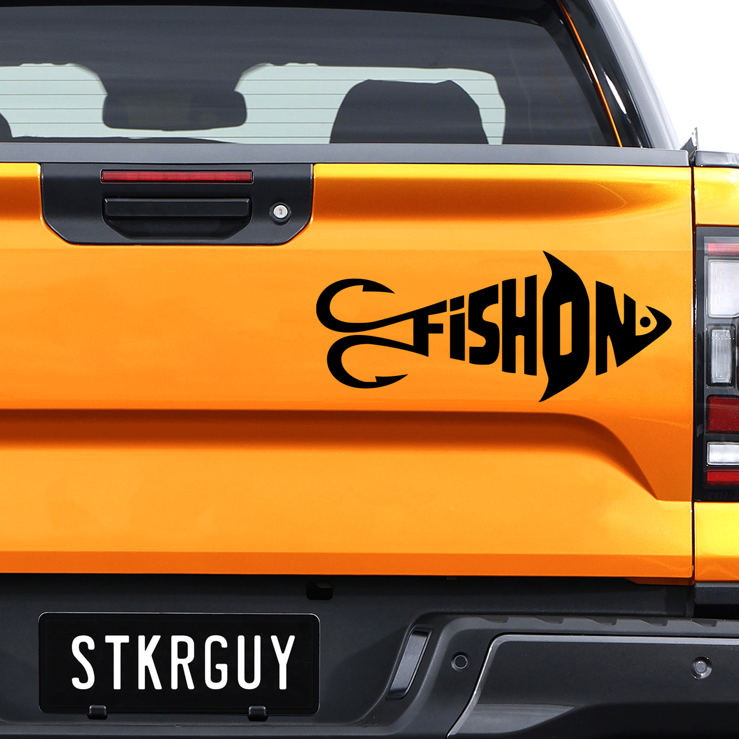 Fish On Cutout Fishing Decal Sticker