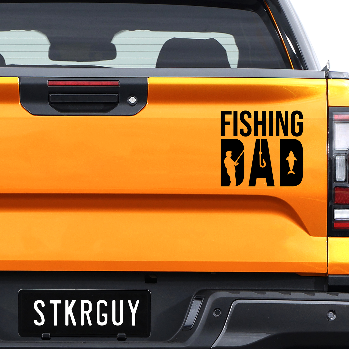 Fishing Dad Decal Sticker 1