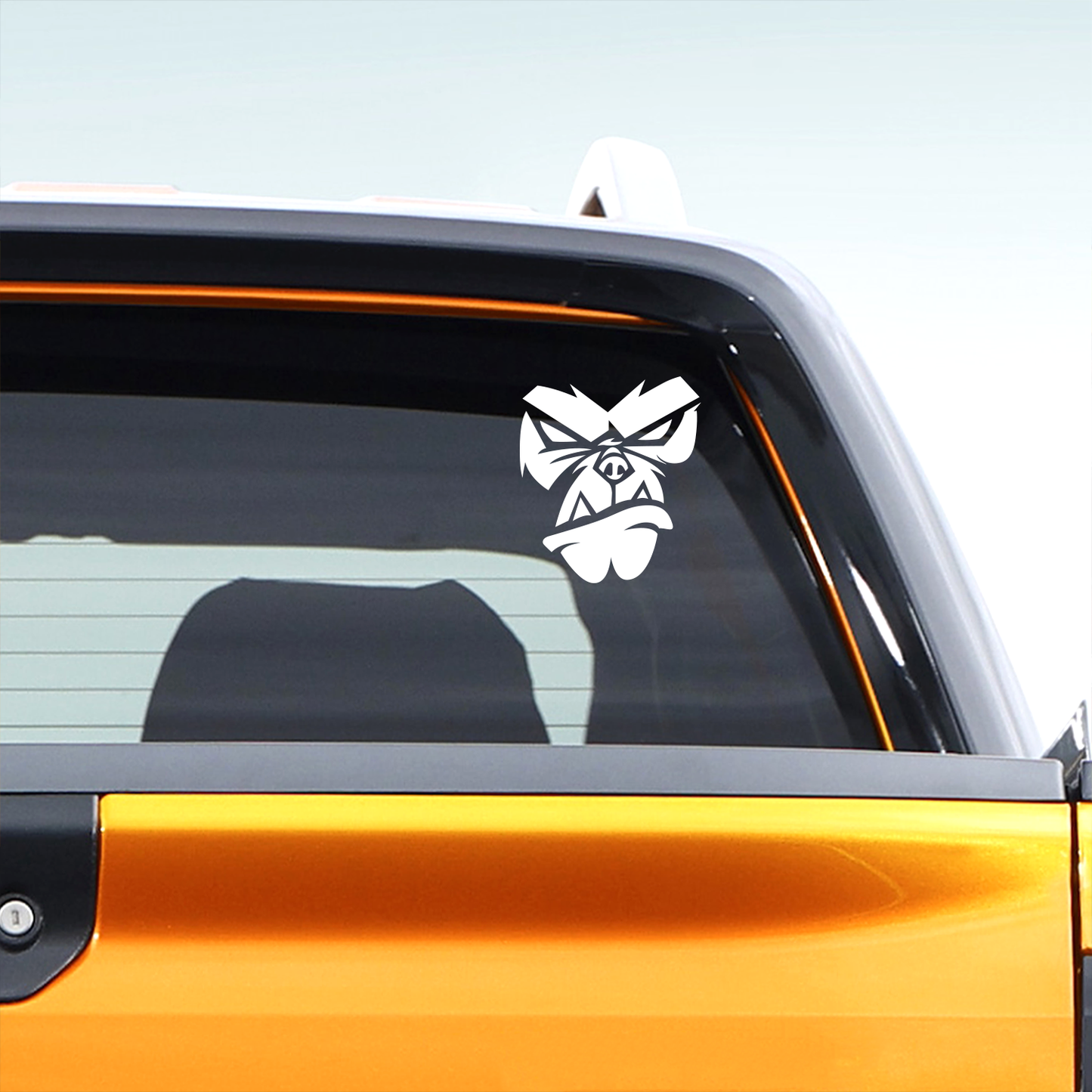 Gorilla Face Vinyl Decal Sticker