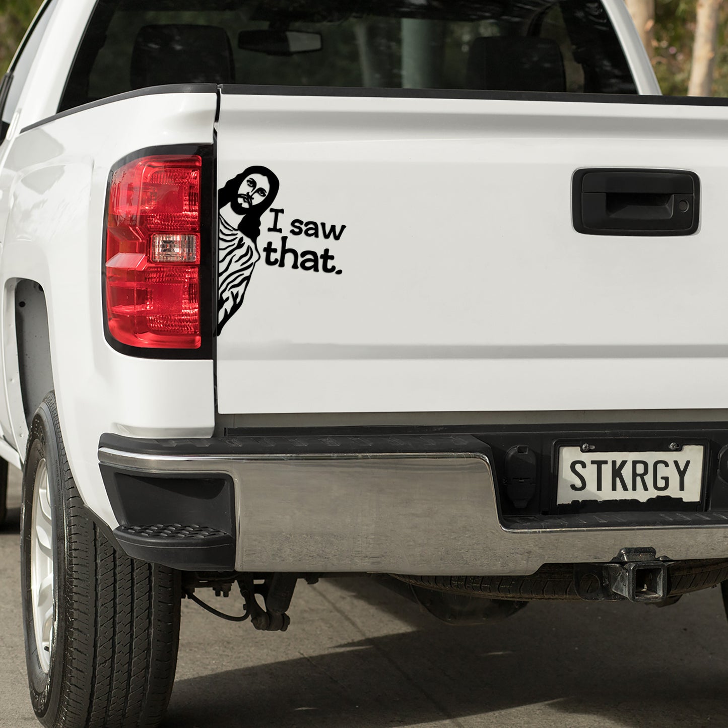 Jesus I saw That Vinyl Decal Sticker The Sticker Guy 2