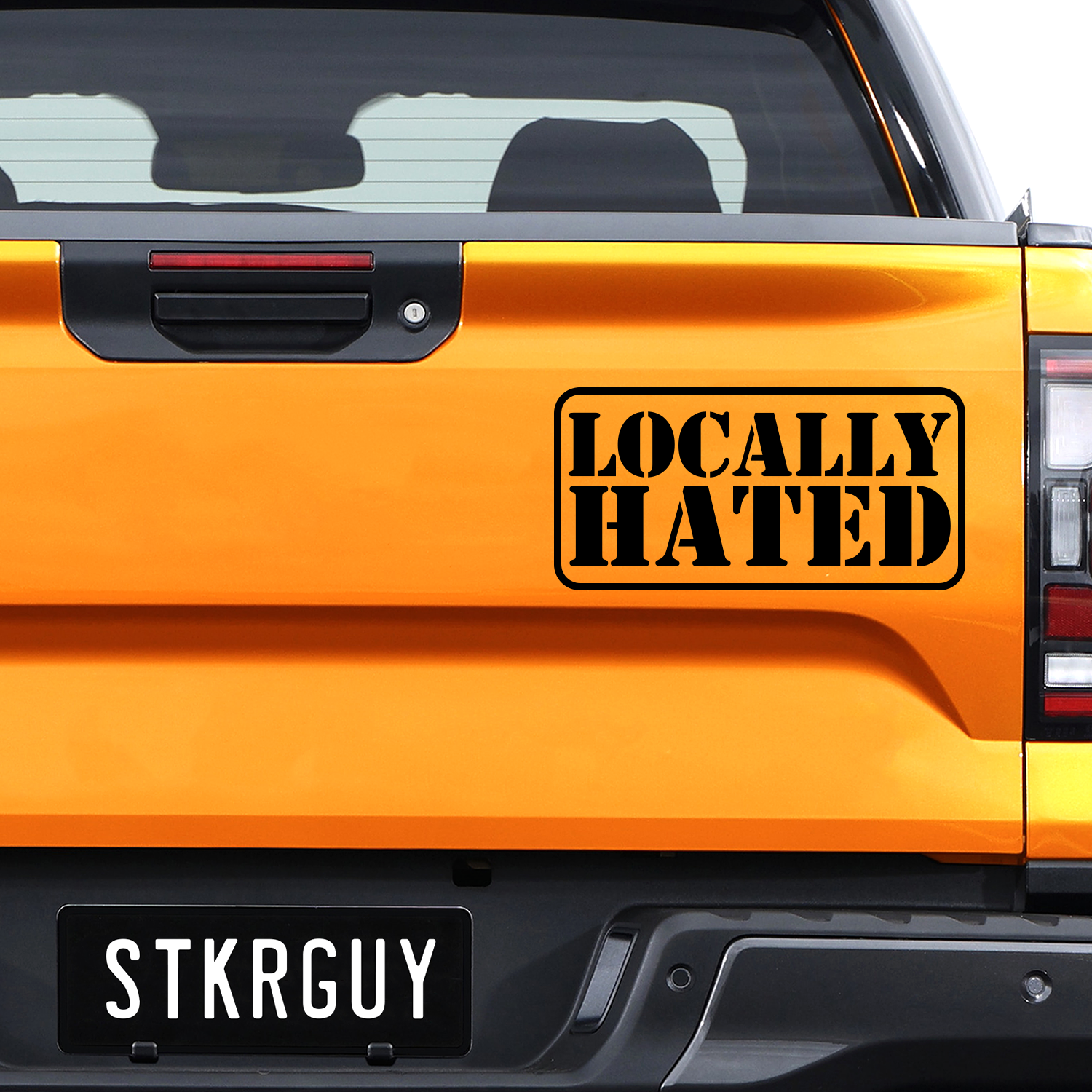 Locally Hated Decal Sticker