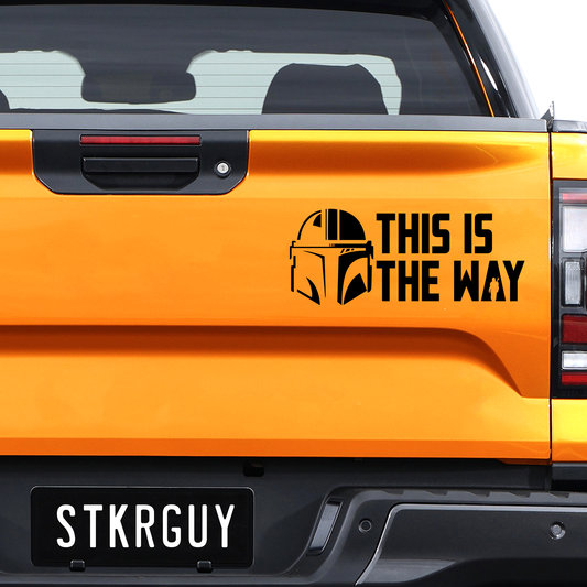 Madalorian This is the way Decal Sticker