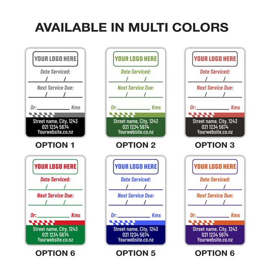 Service Stickers Paper ( Single Sided )