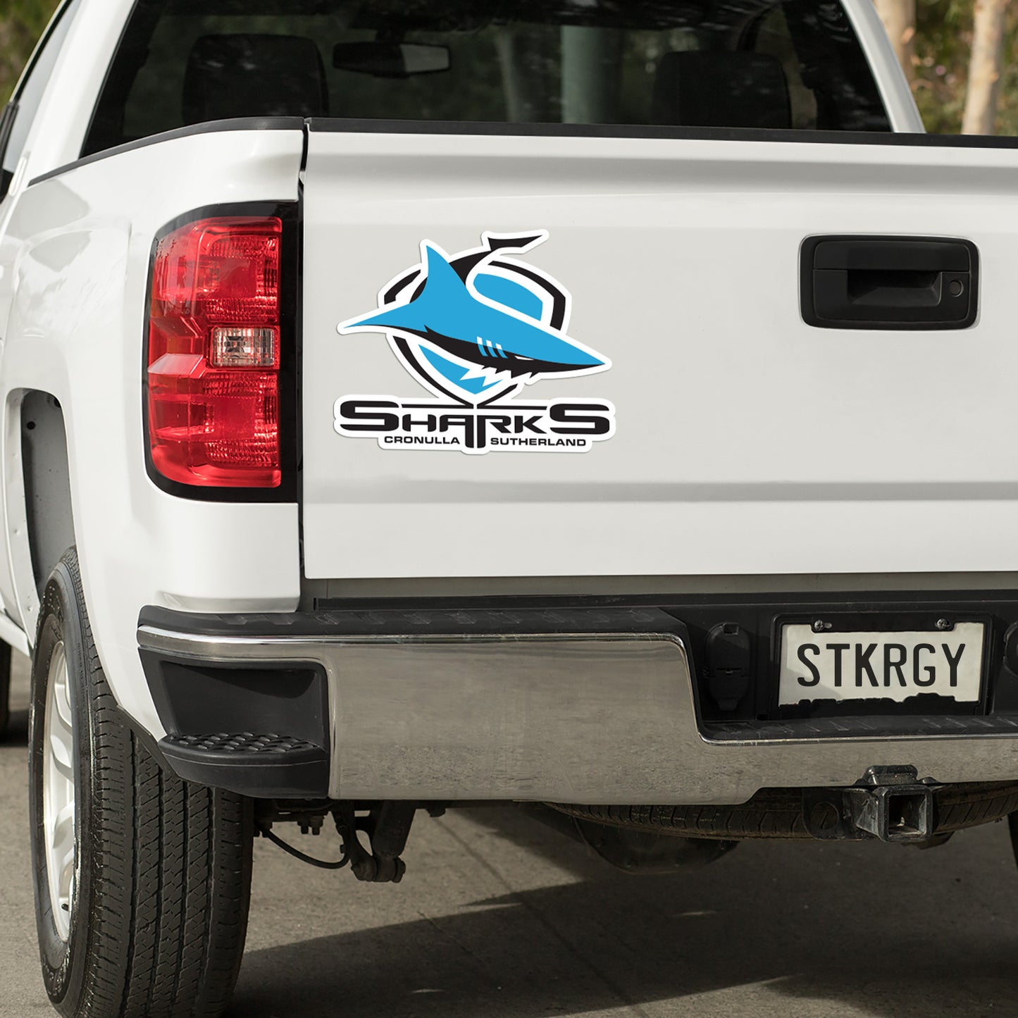 NRL Cronulla Sutherland Sharks Rugby Decal Sticker 3
