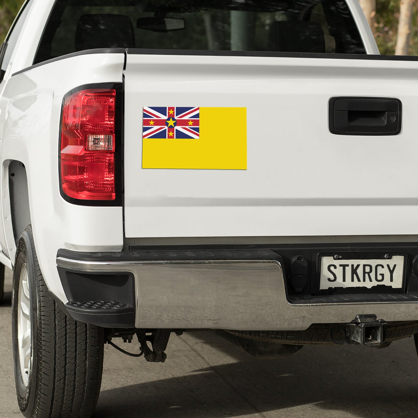 Niue Flag Decal Sticker The Sticker Guy_3