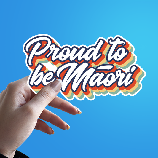 Proud to be Maori New Zealand Sticker The Sticker Guy 2
