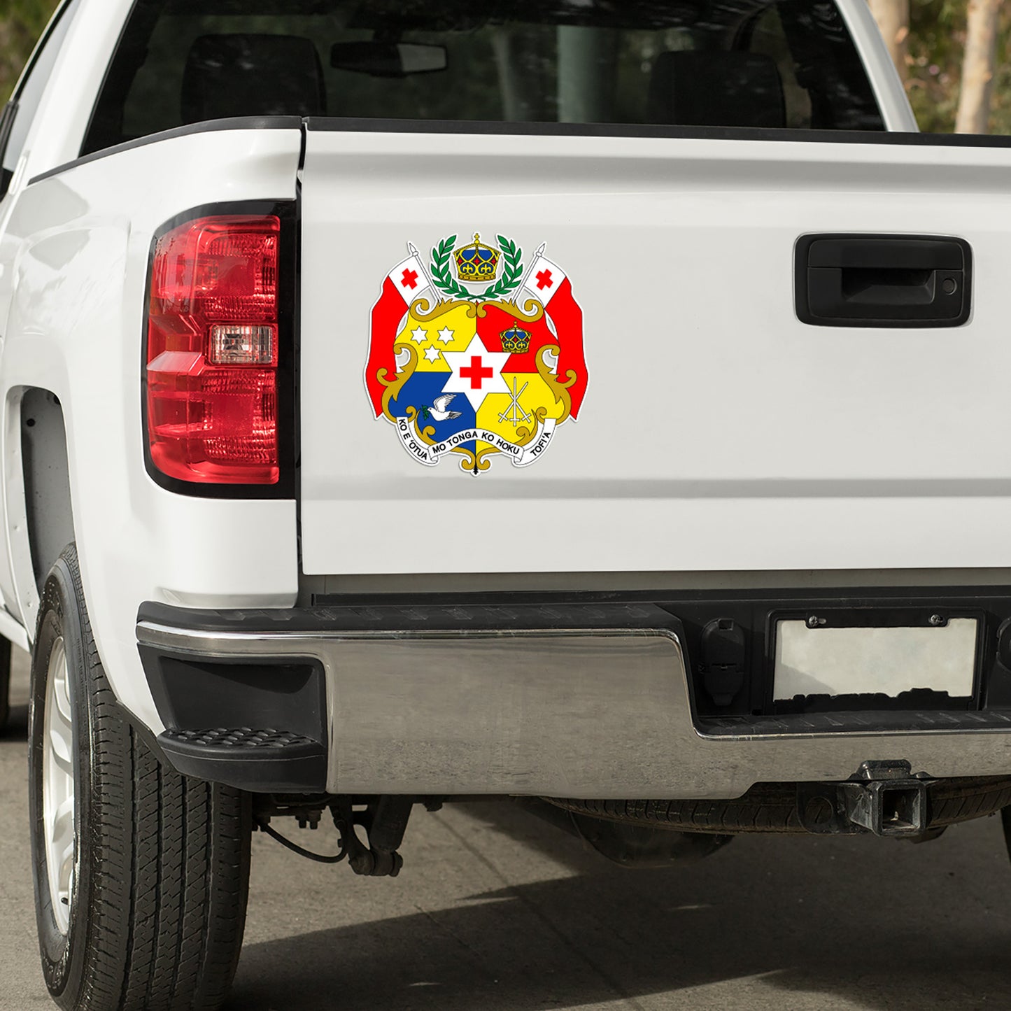 Samoa Shield Coat of Arms Car Decal Sticker 4