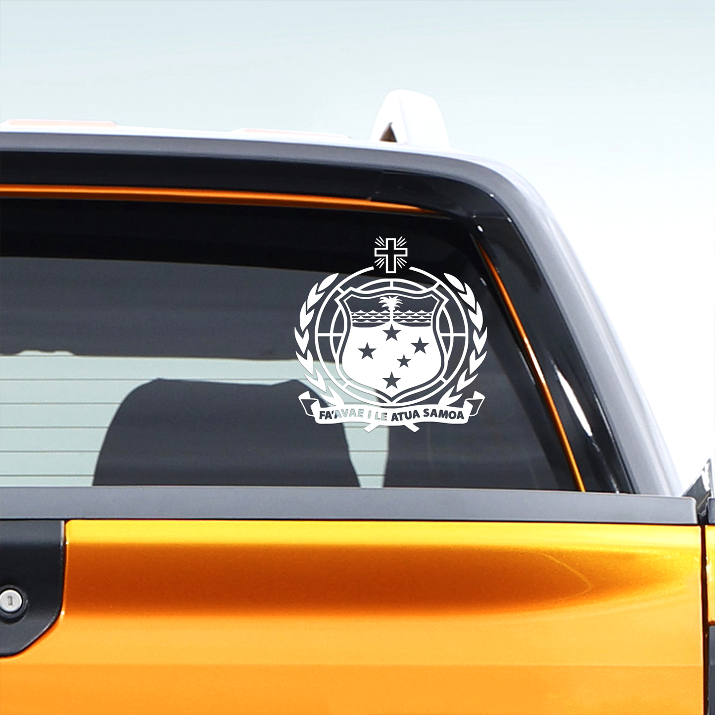 Samoan Shield Sticker Decal 2