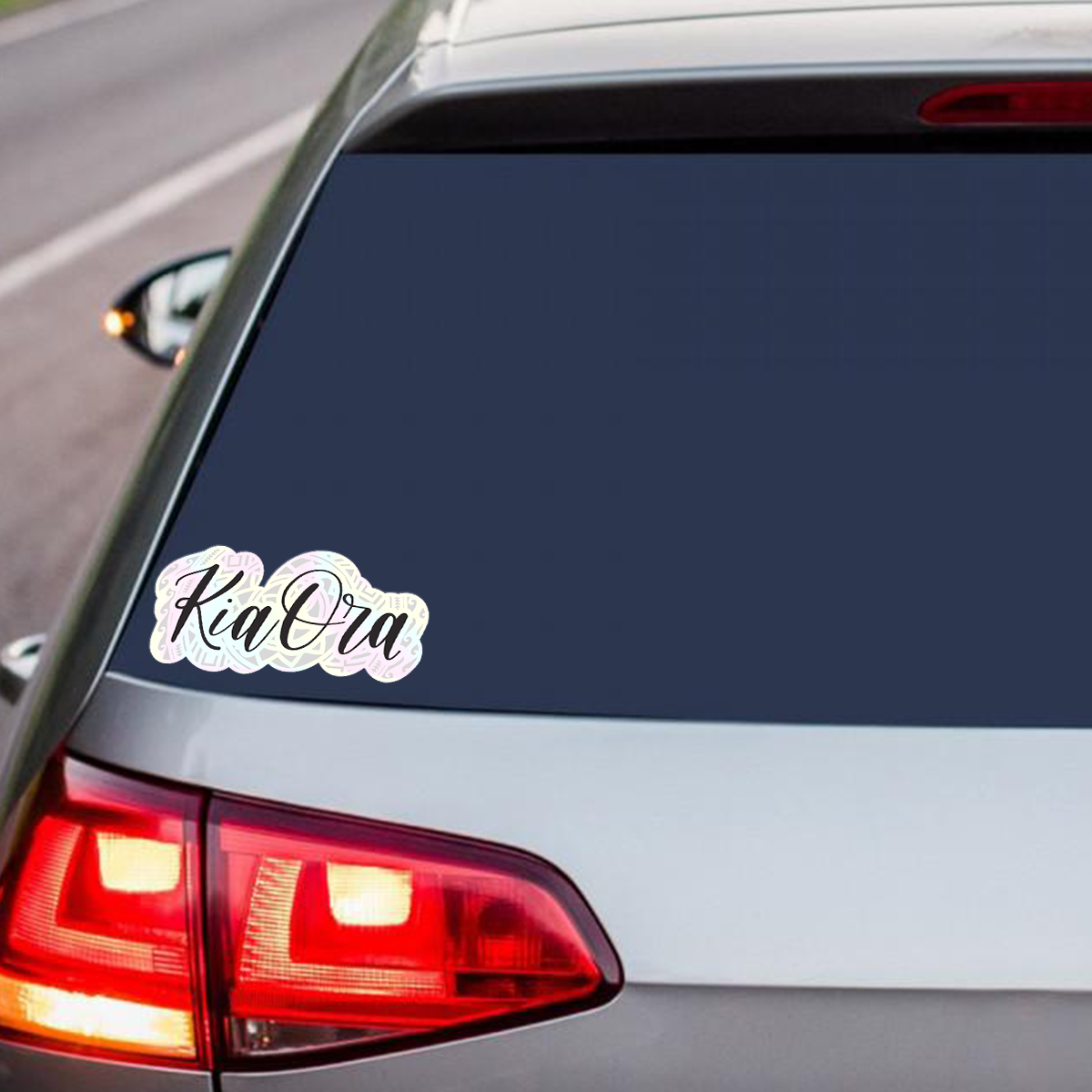Kia Ora Holographic Sticker
