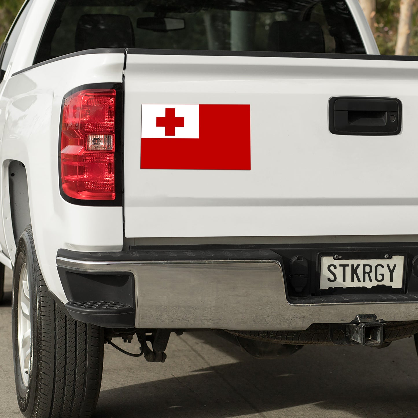 Tonga Flag Decal Sticker The Sticker Guy 2