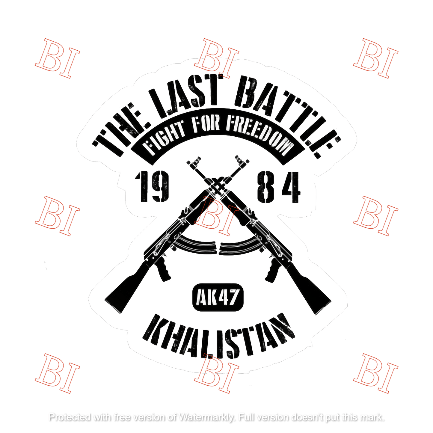 Car Decal Sticker The Last Battle of Khalistan - The Sticker Guy