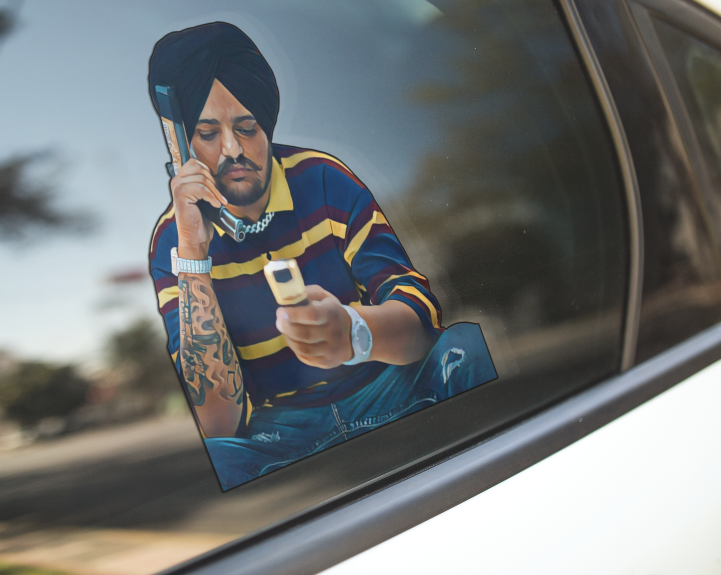 Sidhu Moosewala Car Decal Sticker - The Sticker Guy