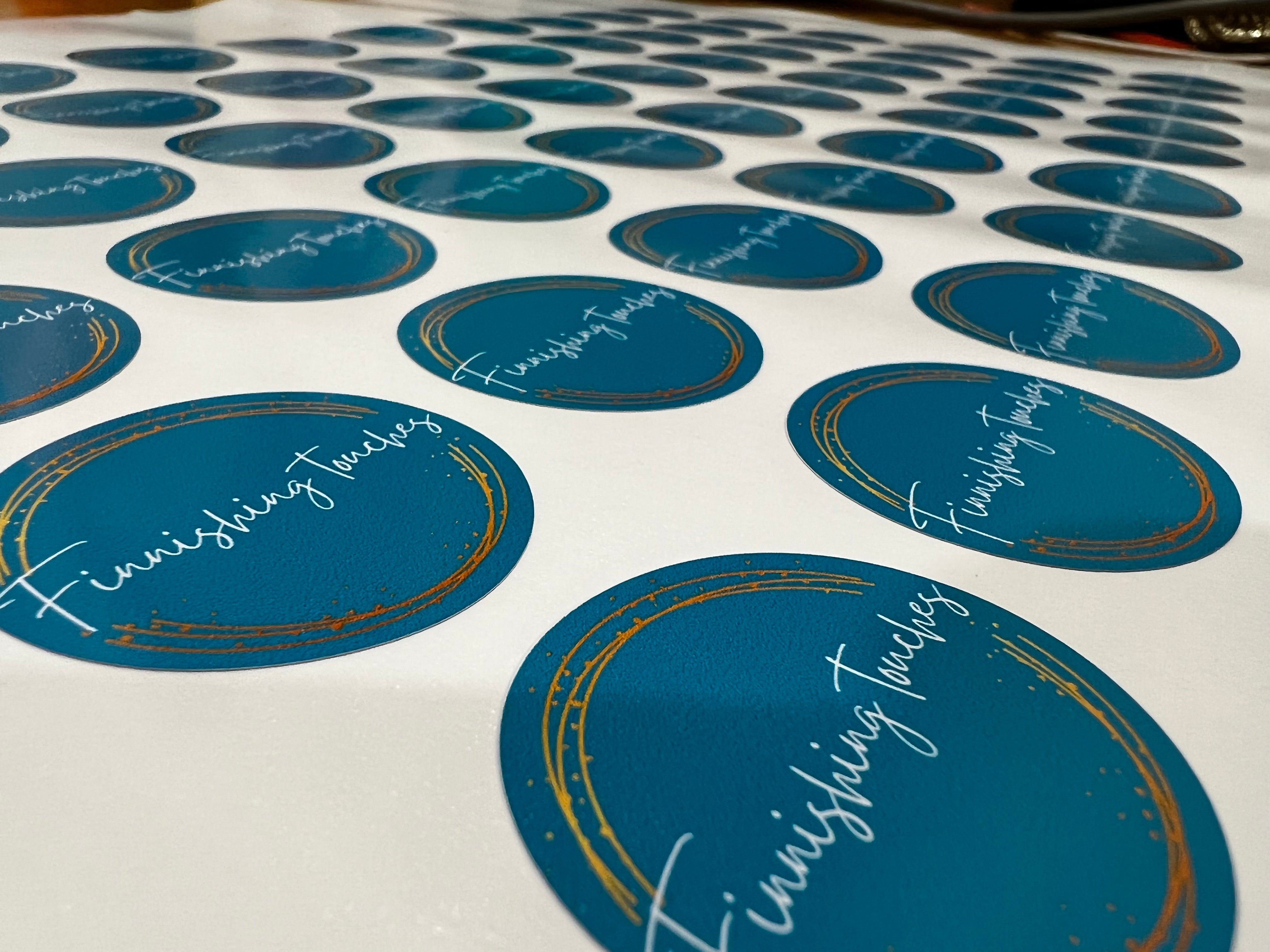 Custom Printed Stickers/Labels Round The Sticker Guy
