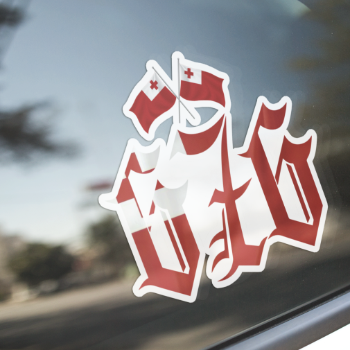 Tongan 676 Decal Sticker - The Sticker Guy