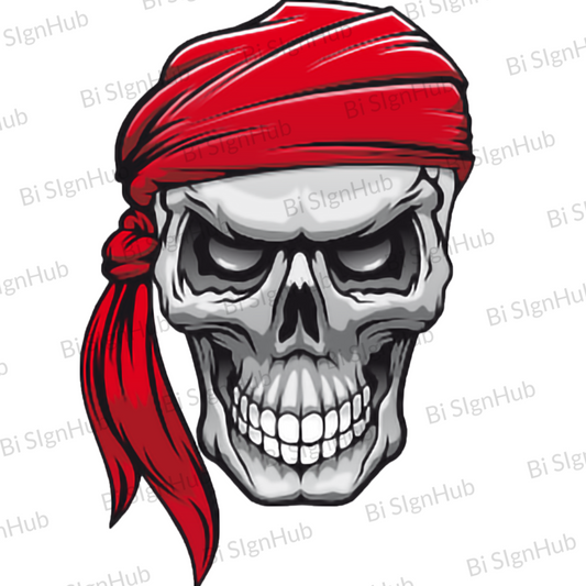 Pirate Skeleton Decal Sticker - The Sticker Guy