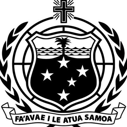 Samoan Shield Sticker Decal Bi Sign Hub
