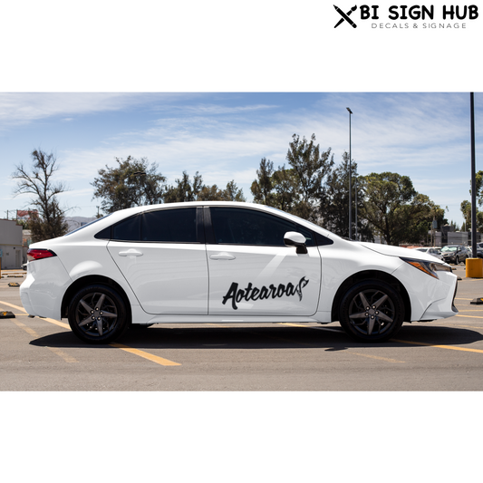 Aotearoa Car Decal Sticker - Bi Sign Hub