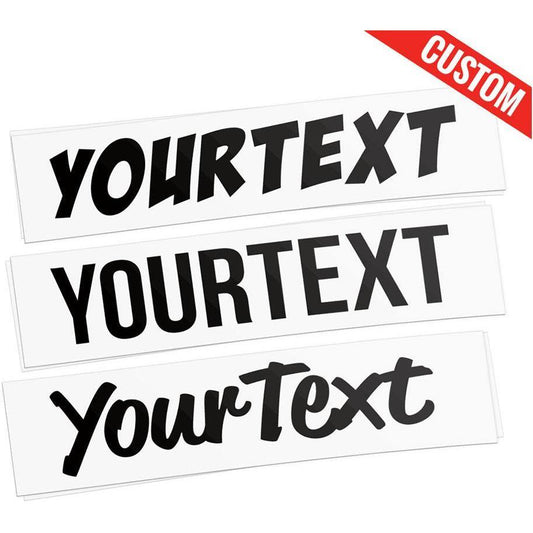 Customised Text Sticker - Bi Sign Hub