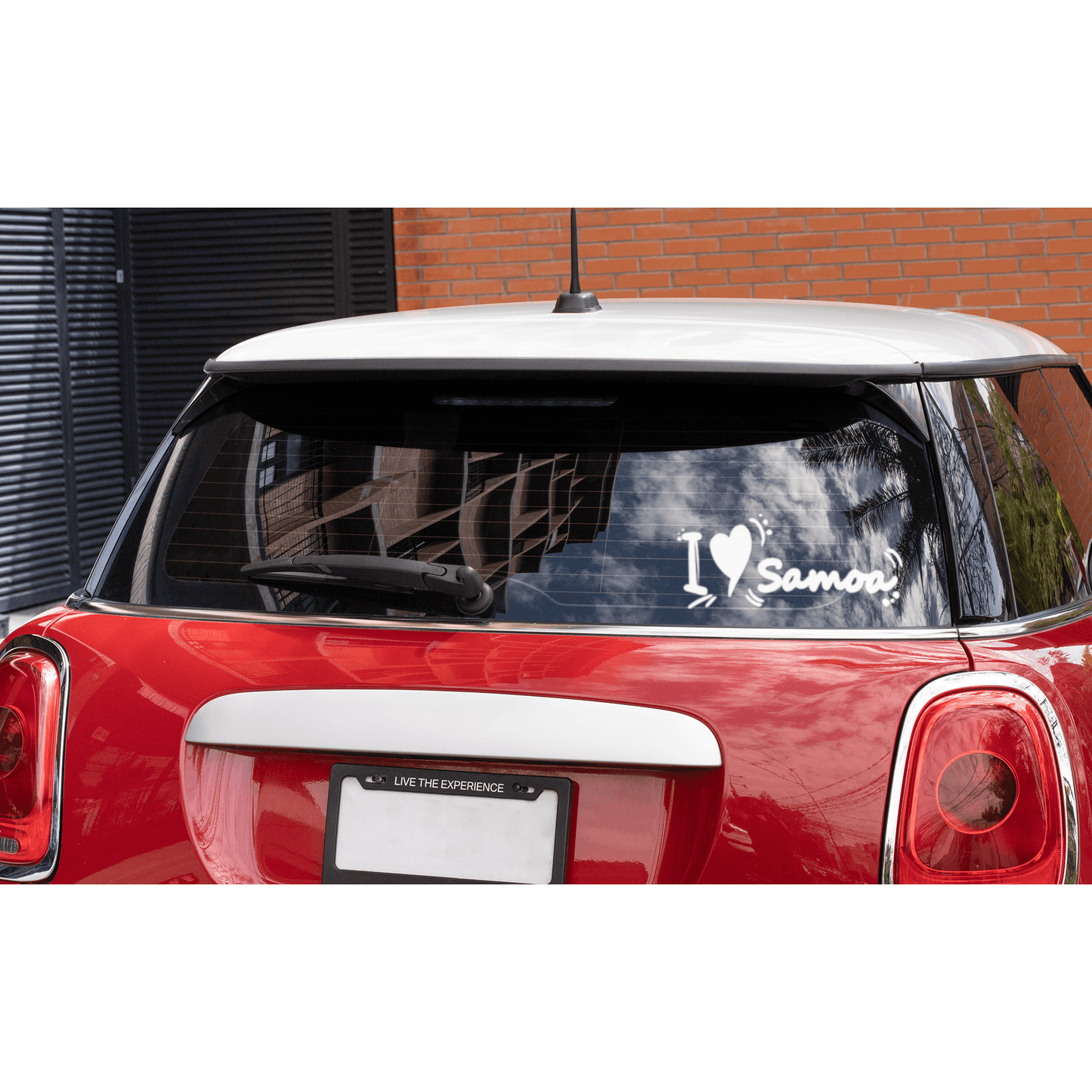 I Love Samoa Sticker Decal - Bi Sign Hub