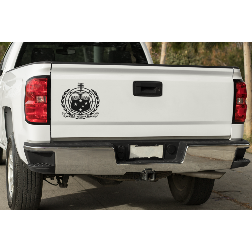 Samoan Shield Sticker Decal - The Sticker Guy
