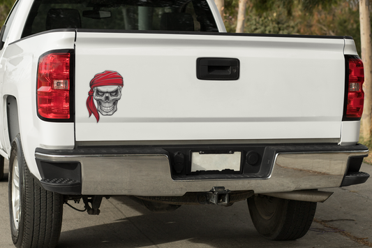 Pirate Skeleton Decal Sticker - The Sticker Guy