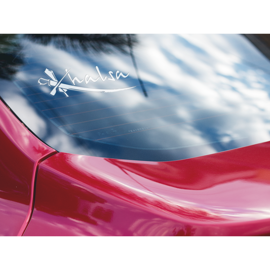 Khalsa Decal Car Sticker - Bi Sign Hub