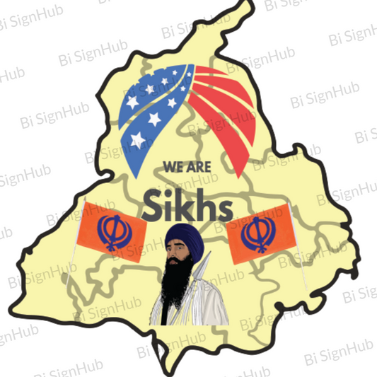 We are Sikh Custom Car Decal Sticker - The Sticker Guy