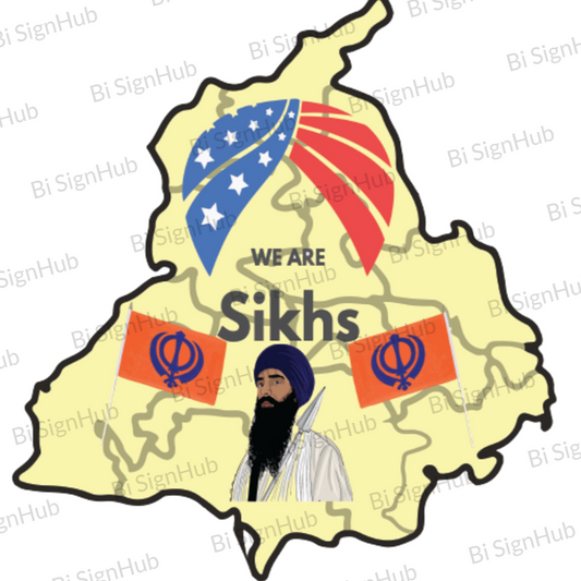 We are Sikh Custom Car Decal Sticker