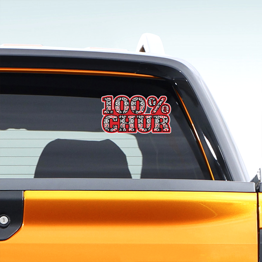 100 Percent Chur New Zealand Sticker_The Sticker Guy