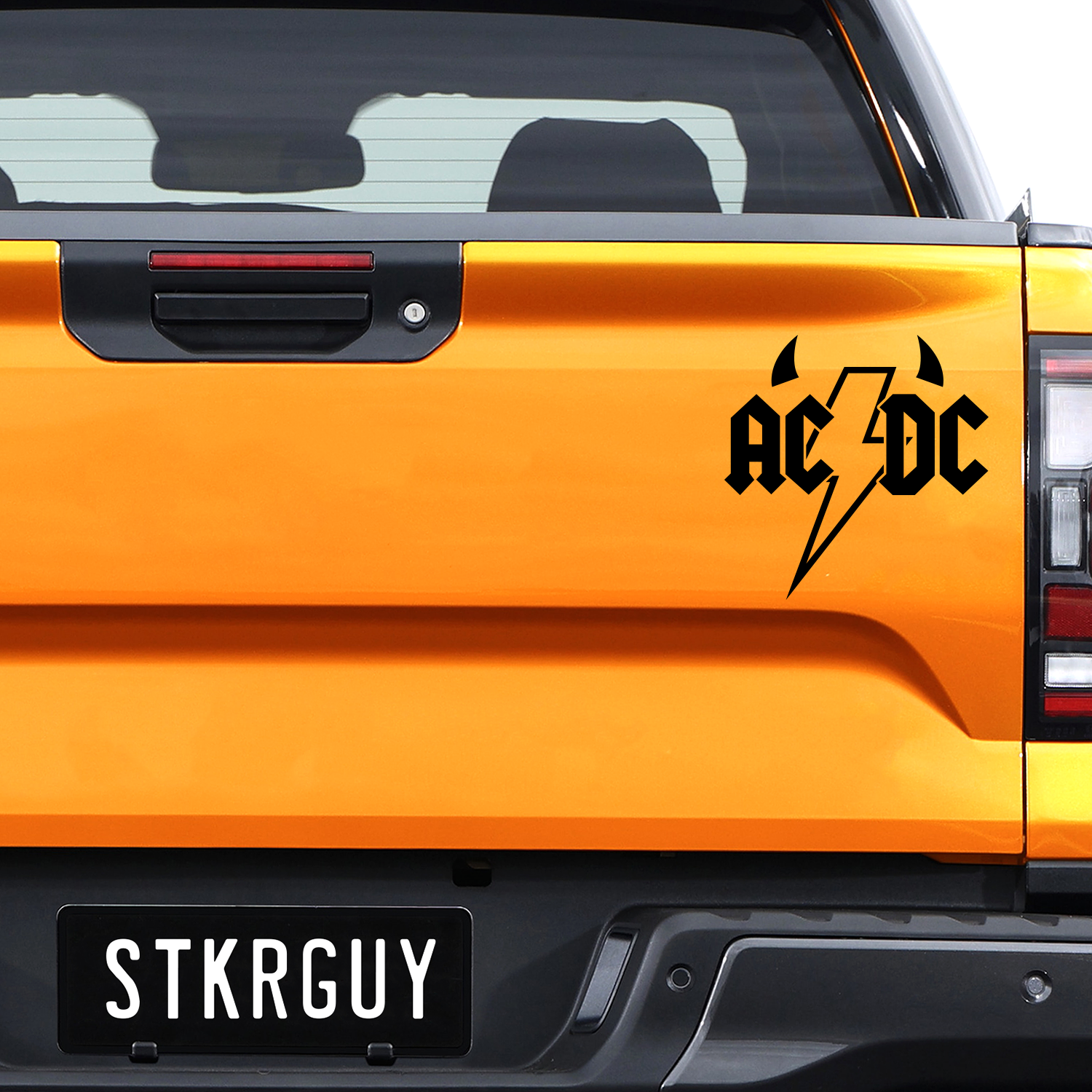 AC DC Decal Sticker