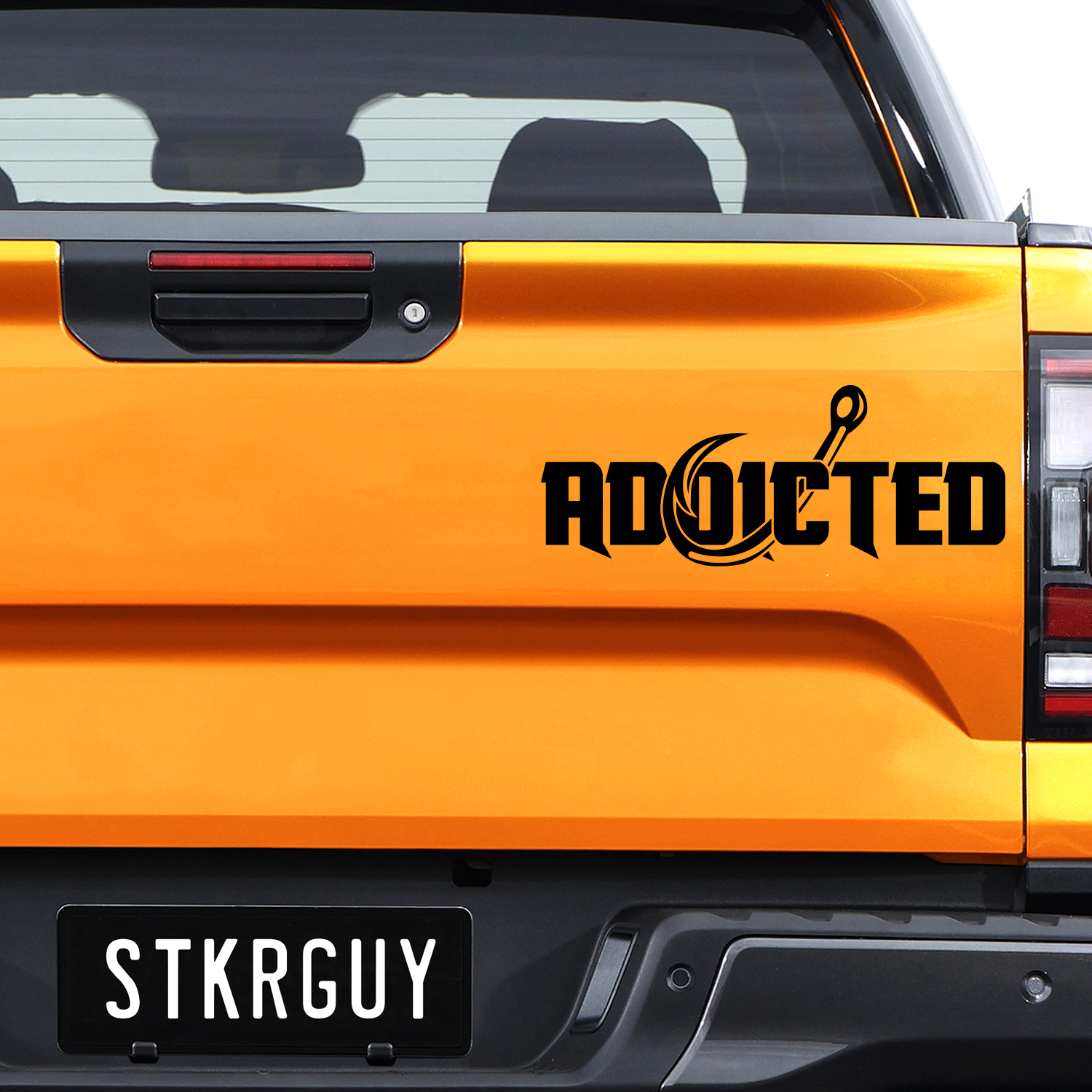Addicted to Fishing Decal Sticker