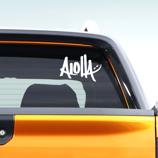 Aloha Decal Sticker The Sticker Guy_1