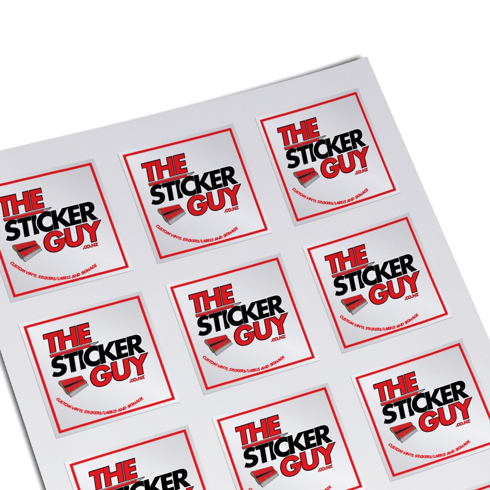 Custom Printed Stickers/Labels Square – The Sticker Guy