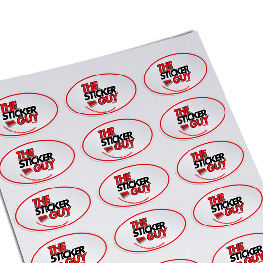 Custom Stickers Oval The Sticker Guy