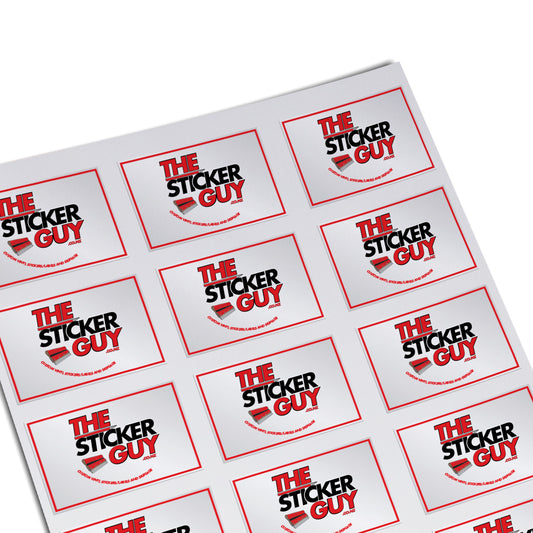 Custom Stickers Rectangular The Sticker Guy