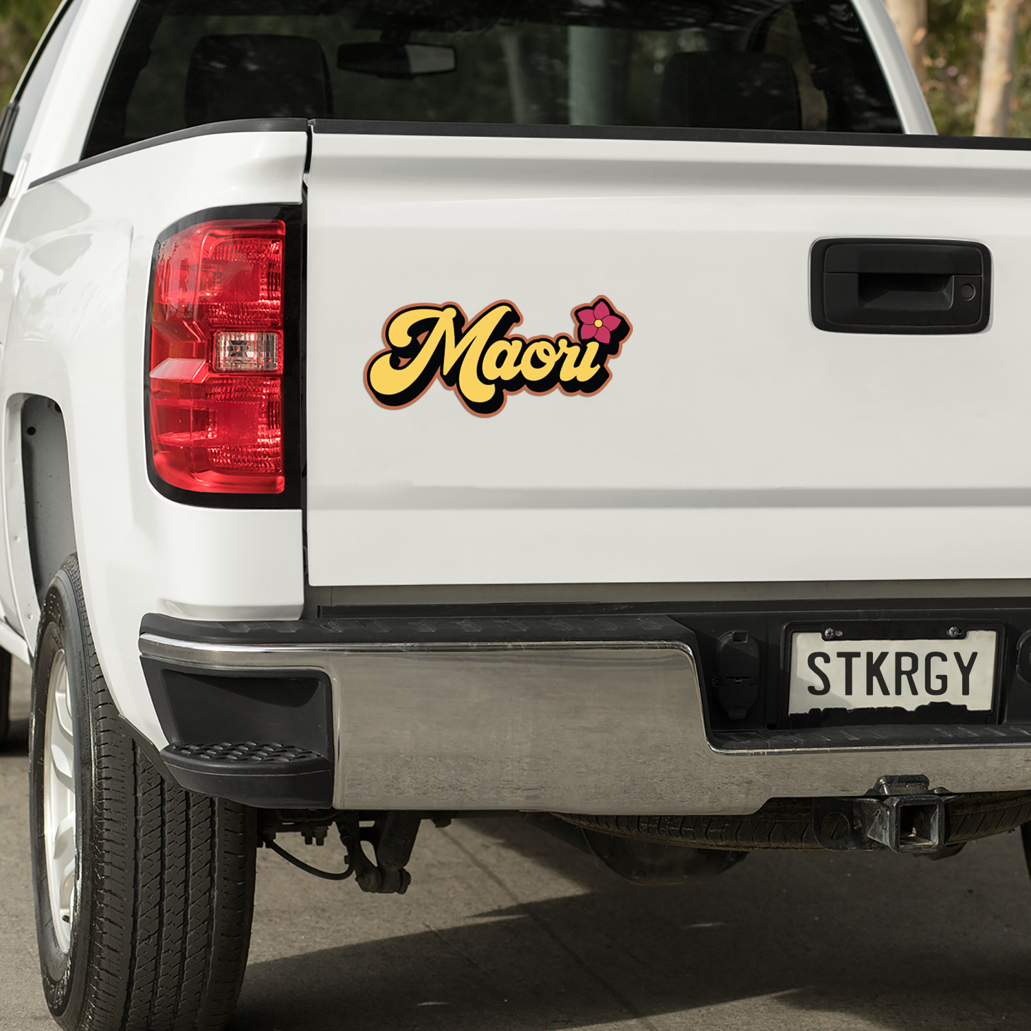 Cute Maori Text Decal Sticker 2