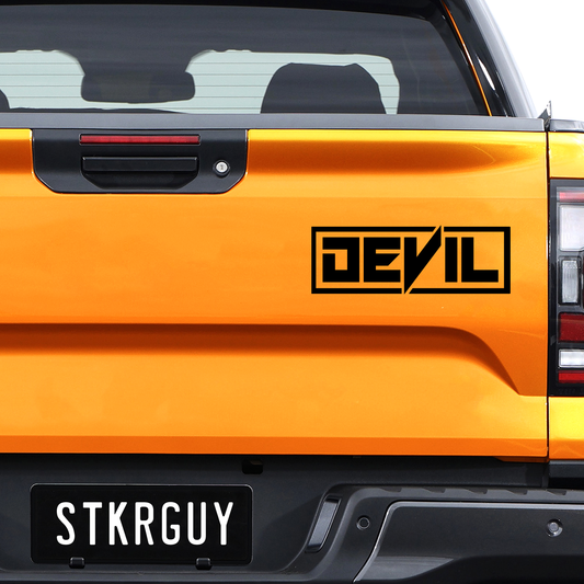 Devil Decal Sticker