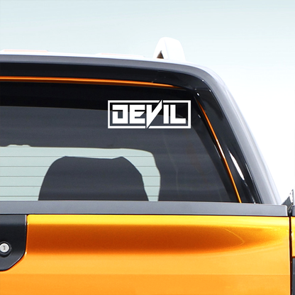 Devil Decal Sticker 2