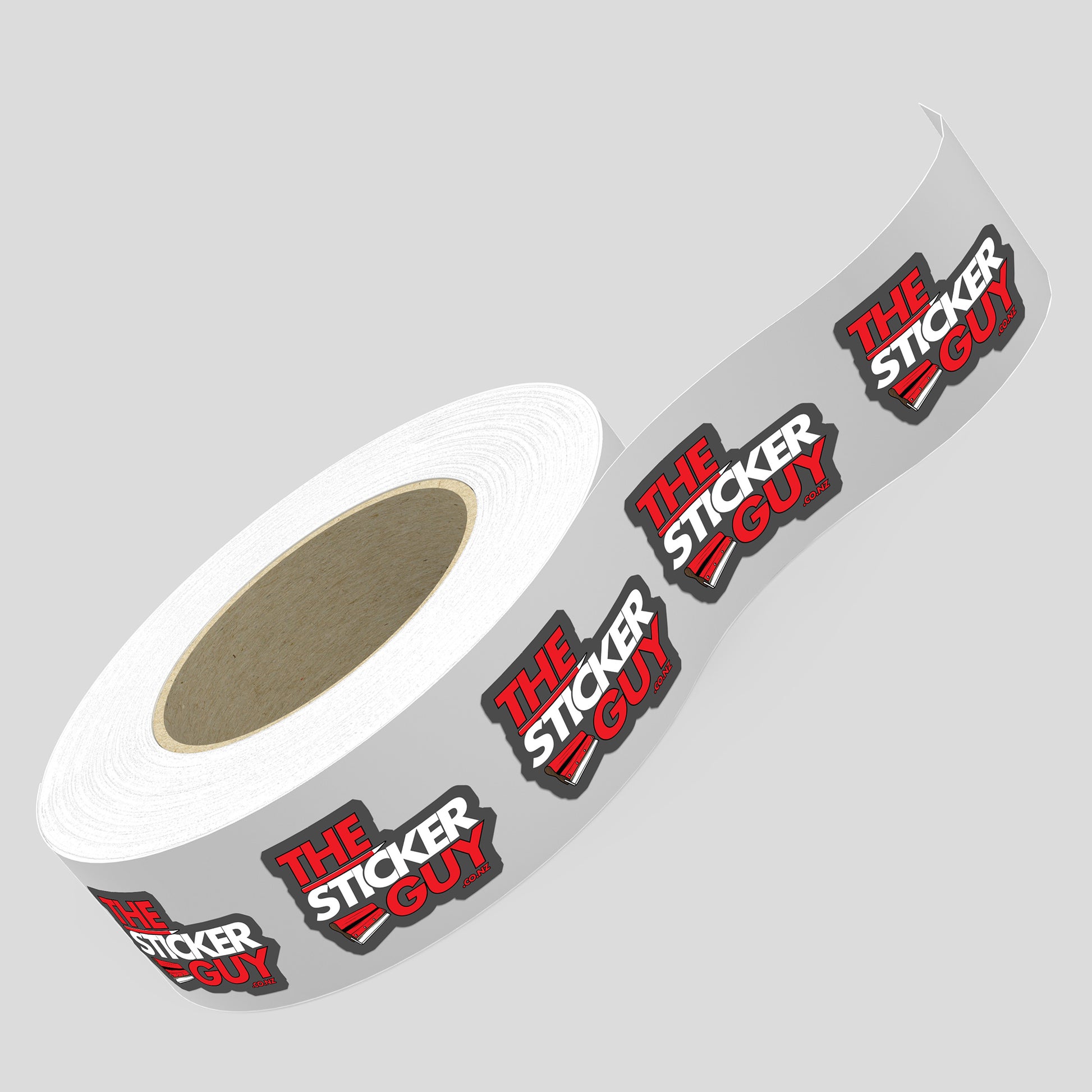 die cut label roll the sticker guy