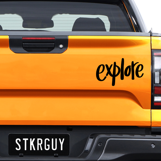 Explore Decal Sticker