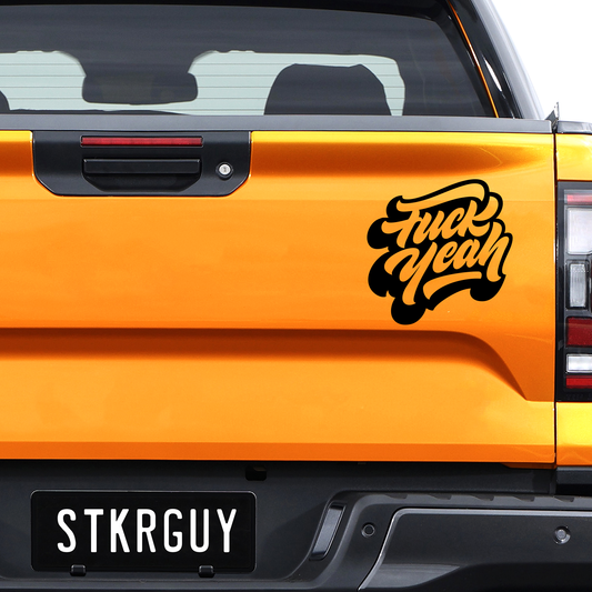 F Yeah Decal Sticker 2